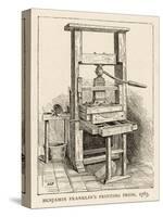 Benjamin Franklin's Printing Press-null-Stretched Canvas