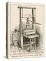 Benjamin Franklin's Printing Press-null-Stretched Canvas