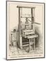 Benjamin Franklin's Printing Press-null-Mounted Photographic Print