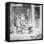 Benjamin Franklin's Printing Shop-null-Framed Stretched Canvas