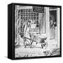 Benjamin Franklin's Printing Shop-null-Framed Stretched Canvas