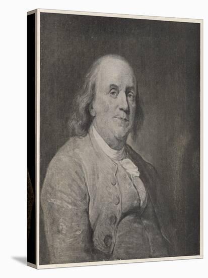 Benjamin Franklin the American Statesman Scientist and Philosopher in Later Life-null-Stretched Canvas