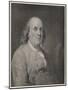 Benjamin Franklin the American Statesman Scientist and Philosopher in Later Life-null-Mounted Photographic Print