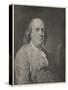 Benjamin Franklin the American Statesman Scientist and Philosopher in Later Life-null-Stretched Canvas