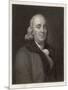 Benjamin Franklin the American Statesman Scientist and Philosopher-J. Thomson-Mounted Art Print