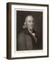 Benjamin Franklin the American Statesman Scientist and Philosopher-J. Thomson-Framed Art Print