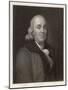 Benjamin Franklin the American Statesman Scientist and Philosopher-J. Thomson-Mounted Art Print