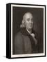 Benjamin Franklin the American Statesman Scientist and Philosopher-J. Thomson-Framed Stretched Canvas