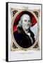 Benjamin Franklin: the Statesman and Philosopher-Currier & Ives-Framed Stretched Canvas