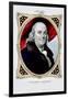 Benjamin Franklin: the Statesman and Philosopher-Currier & Ives-Framed Art Print