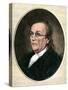 Benjamin Franklin Wearing Eyeglasses-null-Stretched Canvas