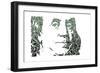 Benjamin Franklin-Cristian Mielu-Framed Art Print