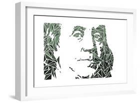 Benjamin Franklin-Cristian Mielu-Framed Art Print