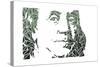 Benjamin Franklin-Cristian Mielu-Stretched Canvas