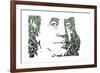 Benjamin Franklin-Cristian Mielu-Framed Premium Giclee Print