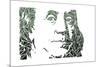 Benjamin Franklin-Cristian Mielu-Mounted Premium Giclee Print