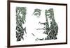 Benjamin Franklin-Cristian Mielu-Framed Art Print