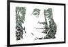 Benjamin Franklin-Cristian Mielu-Framed Art Print