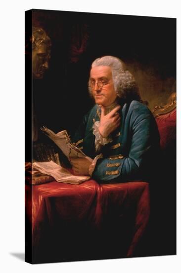 Benjamin Franklin-David Martin-Stretched Canvas
