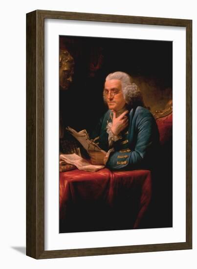 Benjamin Franklin-David Martin-Framed Art Print