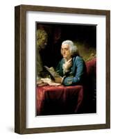 Benjamin Franklin-David Martin-Framed Giclee Print