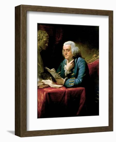 Benjamin Franklin-David Martin-Framed Giclee Print