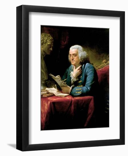 Benjamin Franklin-David Martin-Framed Giclee Print