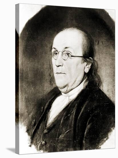 Benjamin Franklin-Charles Willson Peale-Stretched Canvas