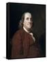 Benjamin Franklin-Joseph Wright of Derby-Framed Stretched Canvas