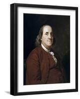 Benjamin Franklin-Joseph Wright of Derby-Framed Giclee Print