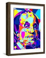 Benjamin Franklin-Cristian Mielu-Framed Art Print