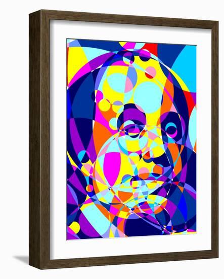 Benjamin Franklin-Cristian Mielu-Framed Art Print