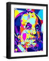 Benjamin Franklin-Cristian Mielu-Framed Art Print