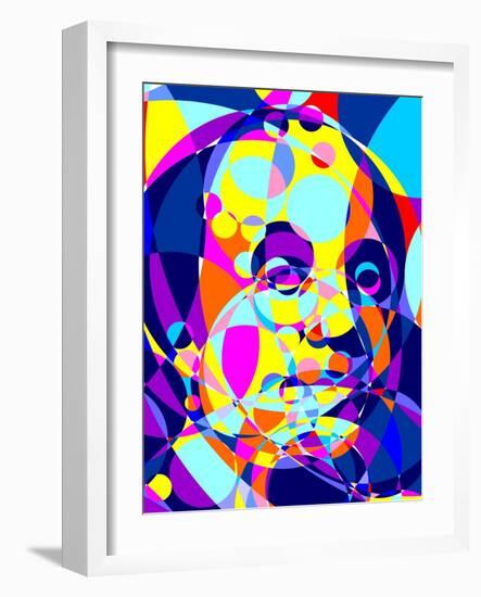 Benjamin Franklin-Cristian Mielu-Framed Art Print