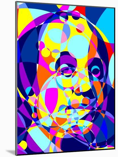 Benjamin Franklin-Cristian Mielu-Mounted Art Print