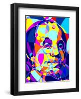 Benjamin Franklin-Cristian Mielu-Framed Art Print