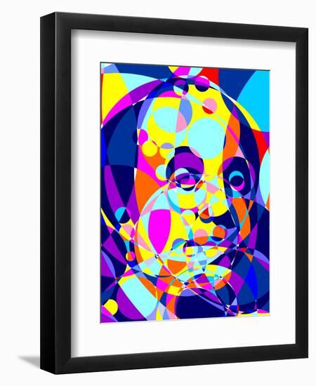 Benjamin Franklin-Cristian Mielu-Framed Art Print