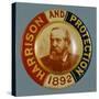 Benjamin Harrison Campaign Button-David J. Frent-Stretched Canvas