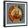 Benjamin Harrison Campaign Button-David J. Frent-Framed Photographic Print