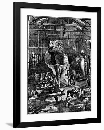Benjamin Hawkins' Sydenham Studio-Science Source-Framed Giclee Print