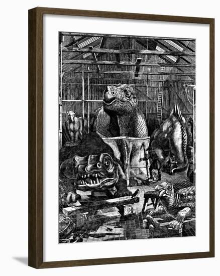 Benjamin Hawkins' Sydenham Studio-Science Source-Framed Giclee Print