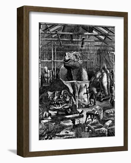 Benjamin Hawkins' Sydenham Studio-Science Source-Framed Giclee Print