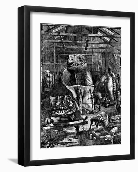 Benjamin Hawkins' Sydenham Studio-Science Source-Framed Giclee Print