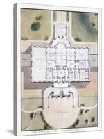 Benjamin Henry Latrobe's Proposed Plan for the Renovation of the Main Level of the White House-null-Stretched Canvas