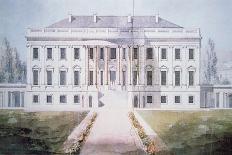 United States Capitol from Pennsylvania Avenue, circa 1814-Benjamin Henry Latrobe-Stretched Canvas