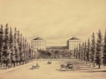 The White House in 1817-Benjamin Henry Latrobe-Stretched Canvas