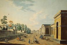 The Barracks of the Chevalier Guards as Seen from the Tauride Garden, 1800s-Benjamin Paterssen-Giclee Print