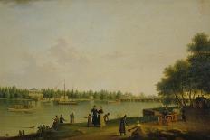 View of Nevsky Prospekt Near the Gostiny Dvor in Saint Petersburg, 1799-Benjamin Paterssen-Giclee Print