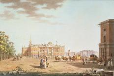 View of the Parade and Imperial Palace of St.Petersburg-Benjamin Patersson-Framed Giclee Print