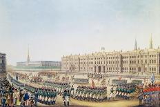 View of the Parade and Imperial Palace of St.Petersburg-Benjamin Patersson-Framed Giclee Print